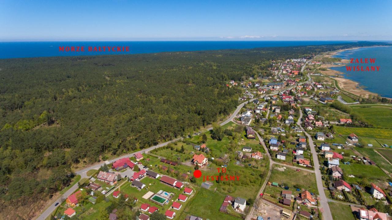 Domki Pod Zlotym Debem Kąty Rybackie Exterior foto
